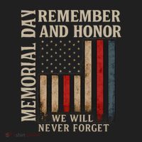 Memorial Day Remember and Honor Beanie thumb 2