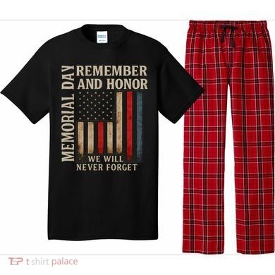 Memorial Day Remember and Honor Pajama Set