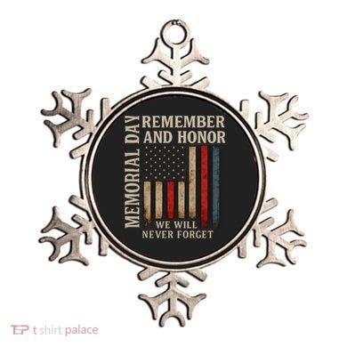 Memorial Day Remember and Honor Ornament
