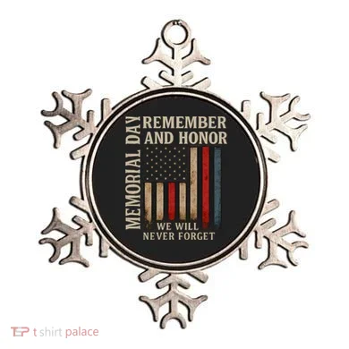 Memorial Day Remember and Honor Ornament