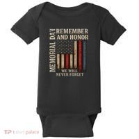 Memorial Day Remember and Honor Baby Bodysuit thumb 0