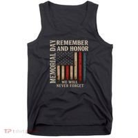 Memorial Day Remember and Honor Tank Top thumb 0