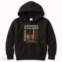 Memorial Day Remember and Honor Kids Hoodie thumb 0