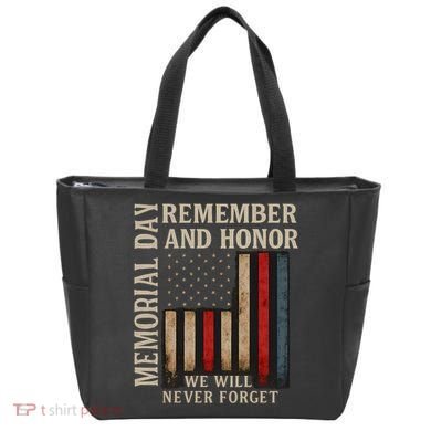 Memorial Day Remember and Honor Tote Bag