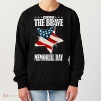 Memorial Day Remember The Brave Women's Sweatshirt thumb 0