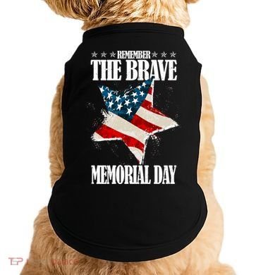 Memorial Day Remember The Brave Doggie Tank