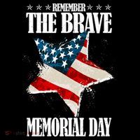 Memorial Day Remember The Brave USA-Made Doggie Bandana thumb 2