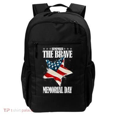 Memorial Day Remember The Brave Backpack