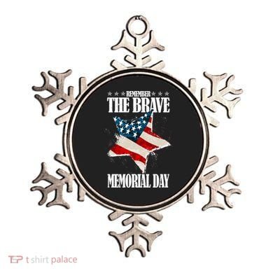 Memorial Day Remember The Brave Ornament