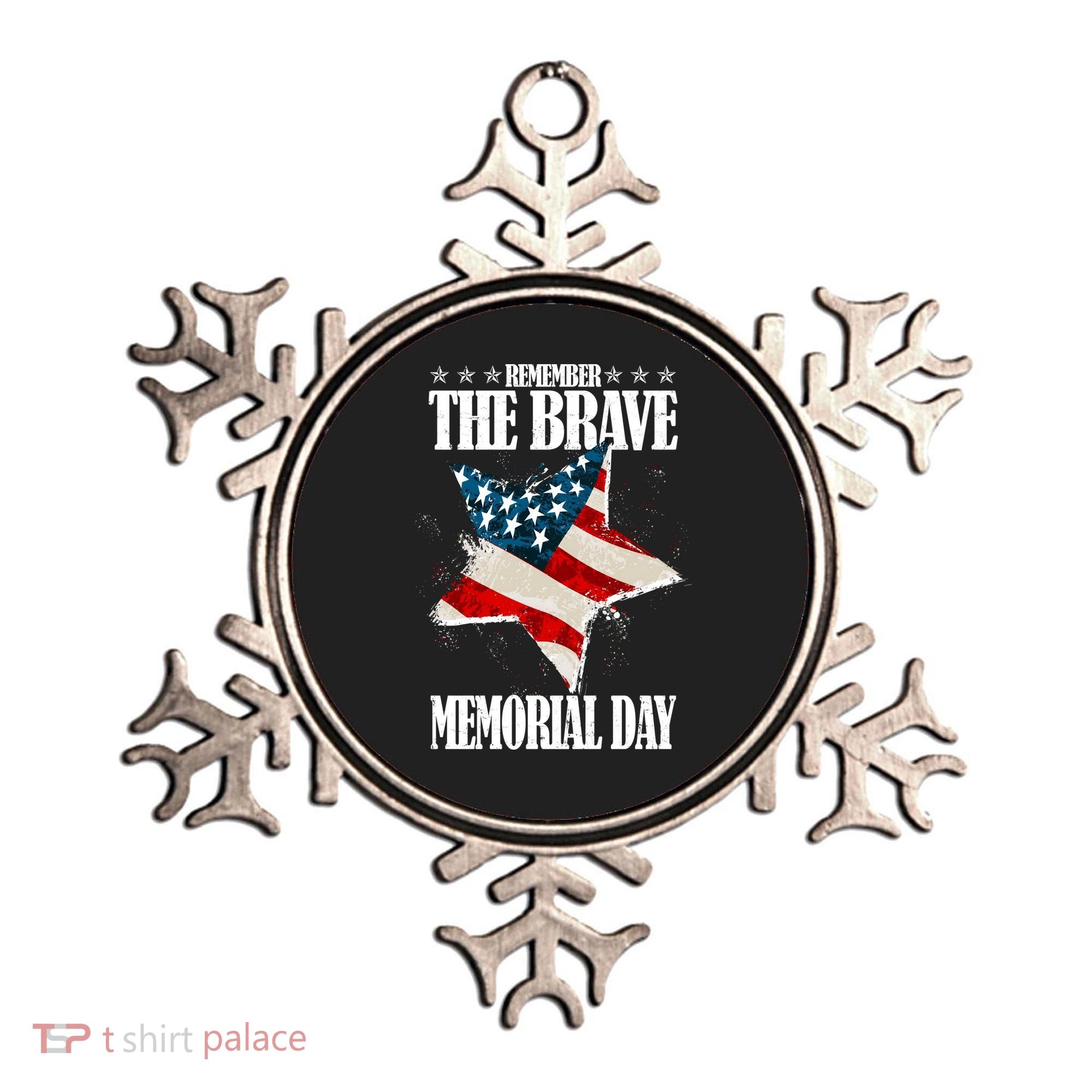 Memorial Day Remember The Brave Ornament