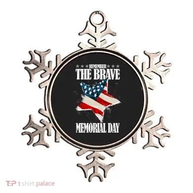 Memorial Day Remember The Brave Ornament