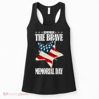 Memorial Day Remember The Brave Women's Tank Top thumb 0
