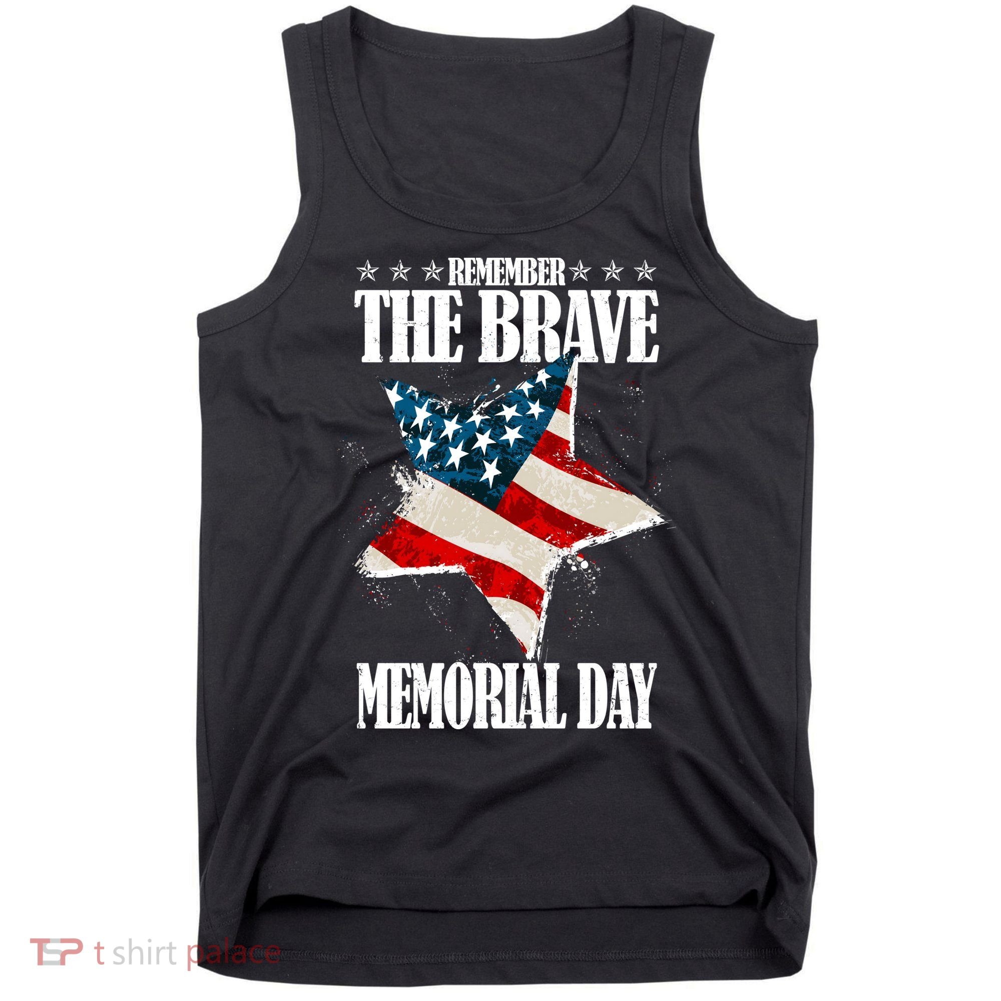 Memorial Day Remember The Brave Tank Top