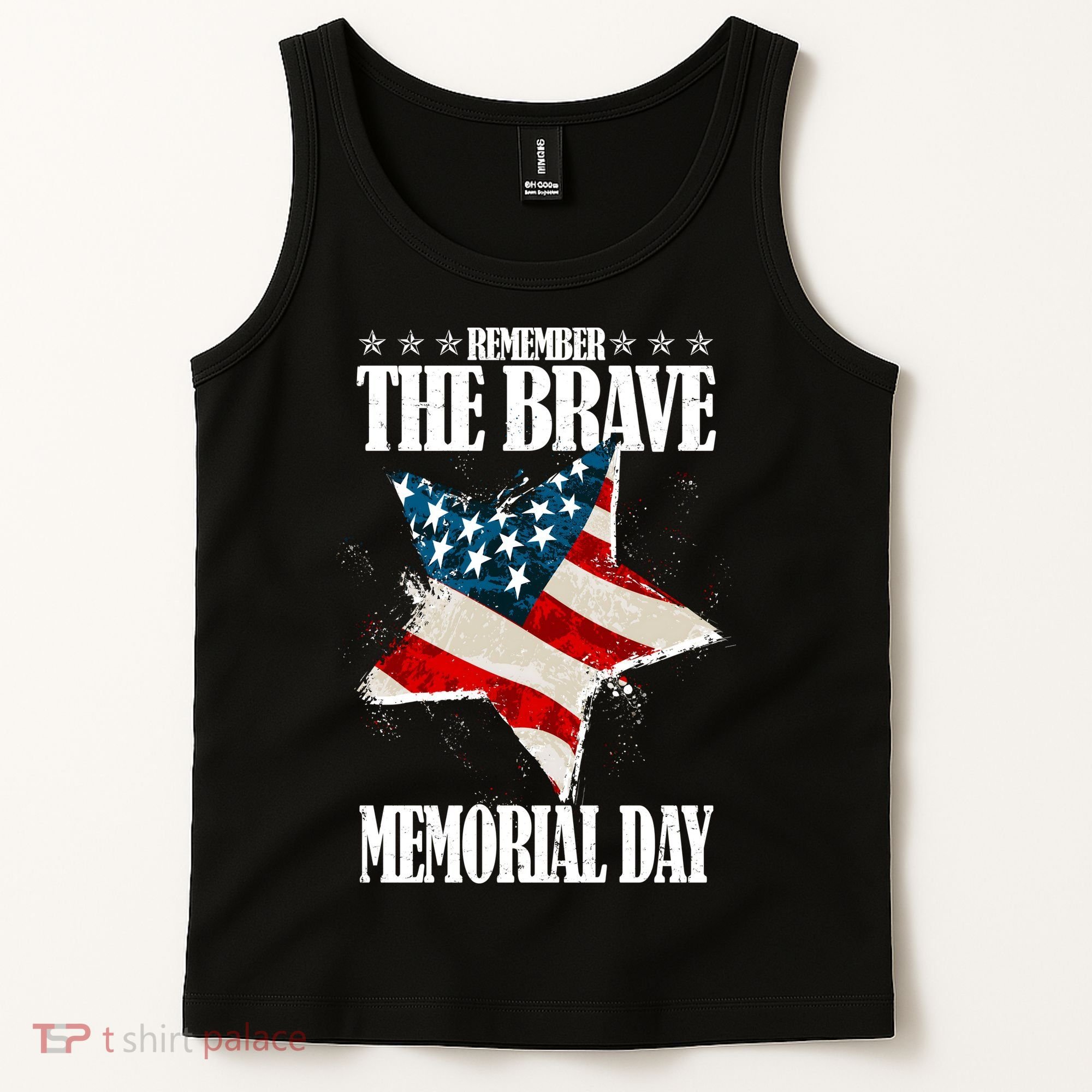Memorial Day Remember The Brave Tank Top