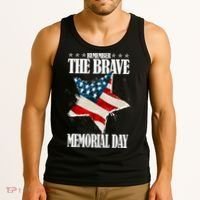 Memorial Day Remember The Brave Tank Top thumb 3