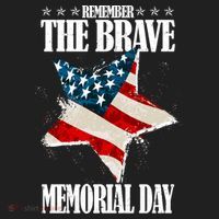 Memorial Day Remember The Brave Plastic Christmas Ball Ornament thumb 1