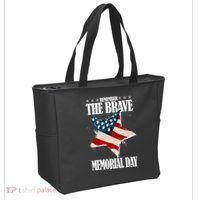 Memorial Day Remember The Brave Tote Bag thumb 2