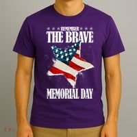 Memorial Day Remember The Brave T-Shirt thumb 3