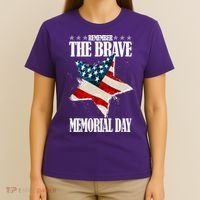 Memorial Day Remember The Brave T-Shirt thumb 4