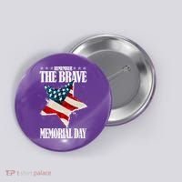 Memorial Day Remember The Brave Button thumb 0
