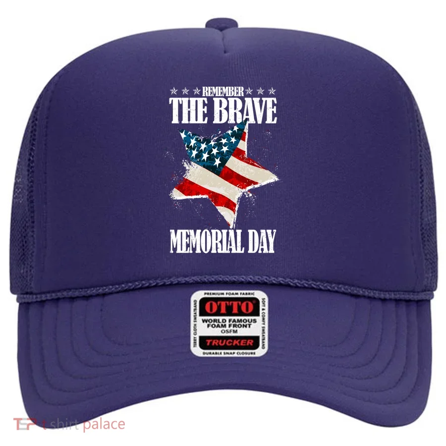 Memorial Day Remember The Brave Hat