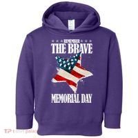 Memorial Day Remember The Brave Toddler Hoodie thumb 0