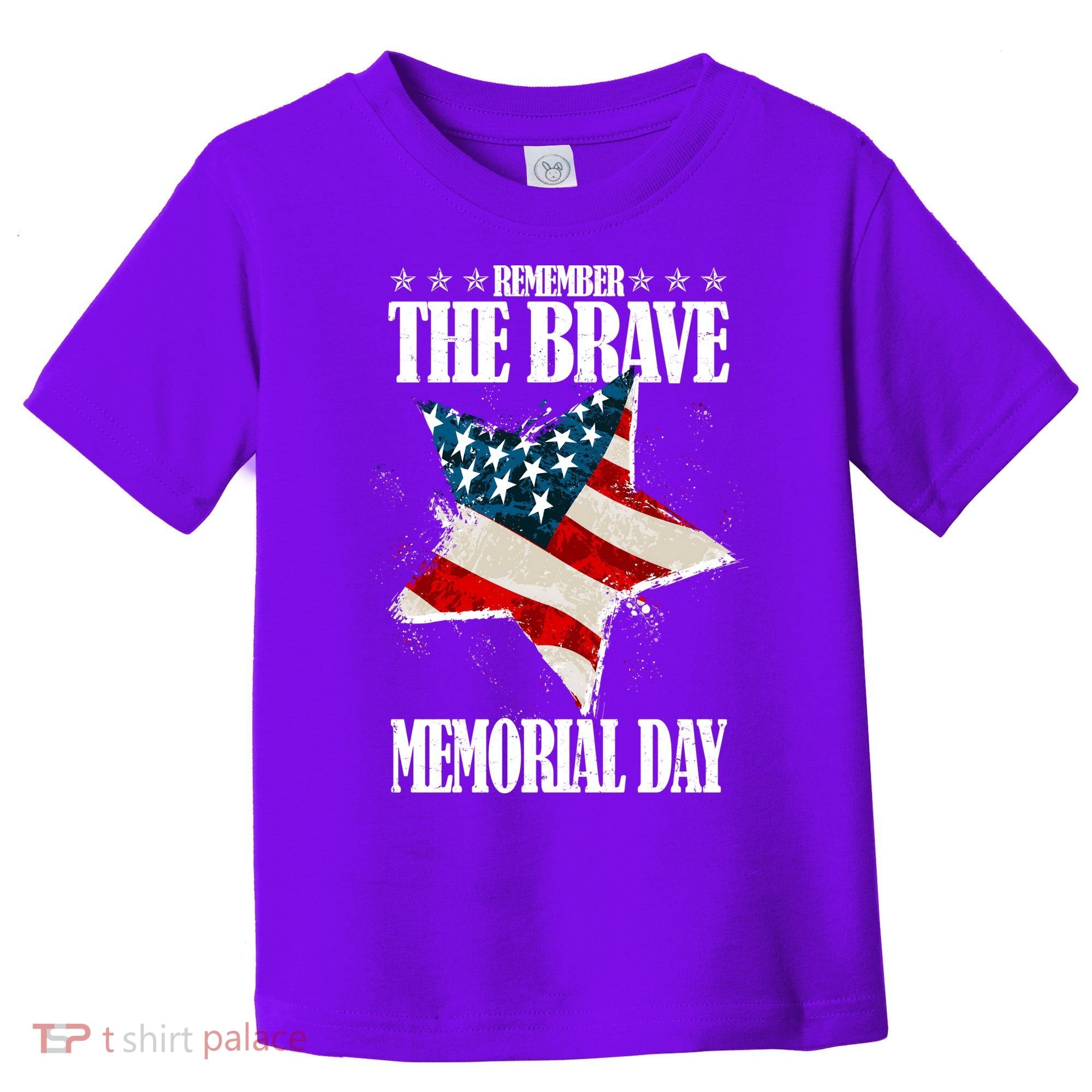 Memorial Day Remember The Brave Toddler T-Shirt