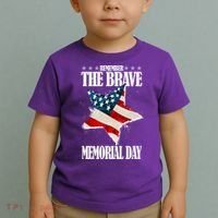 Memorial Day Remember The Brave Toddler T-Shirt thumb 2