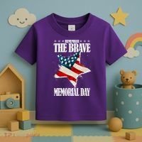 Memorial Day Remember The Brave Toddler T-Shirt thumb 3