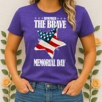 Memorial Day Remember The Brave Women's T-Shirt thumb 2