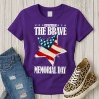 Memorial Day Remember The Brave Women's T-Shirt thumb 3