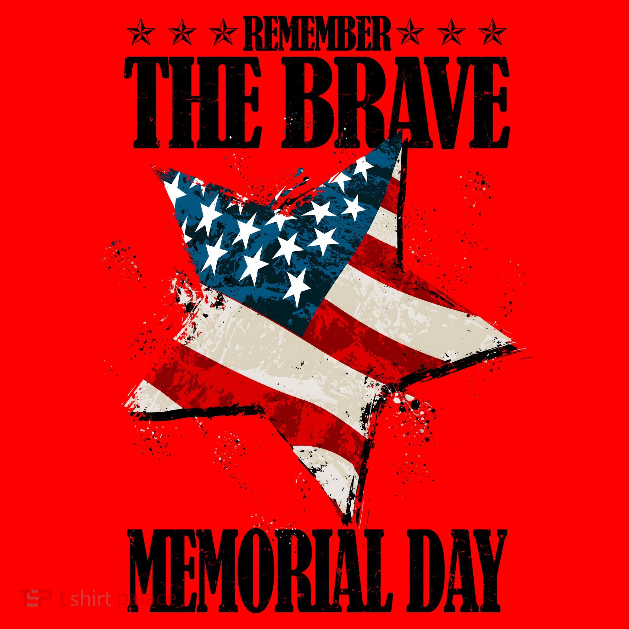 Memorial Day Remember The Brave Santa Hat