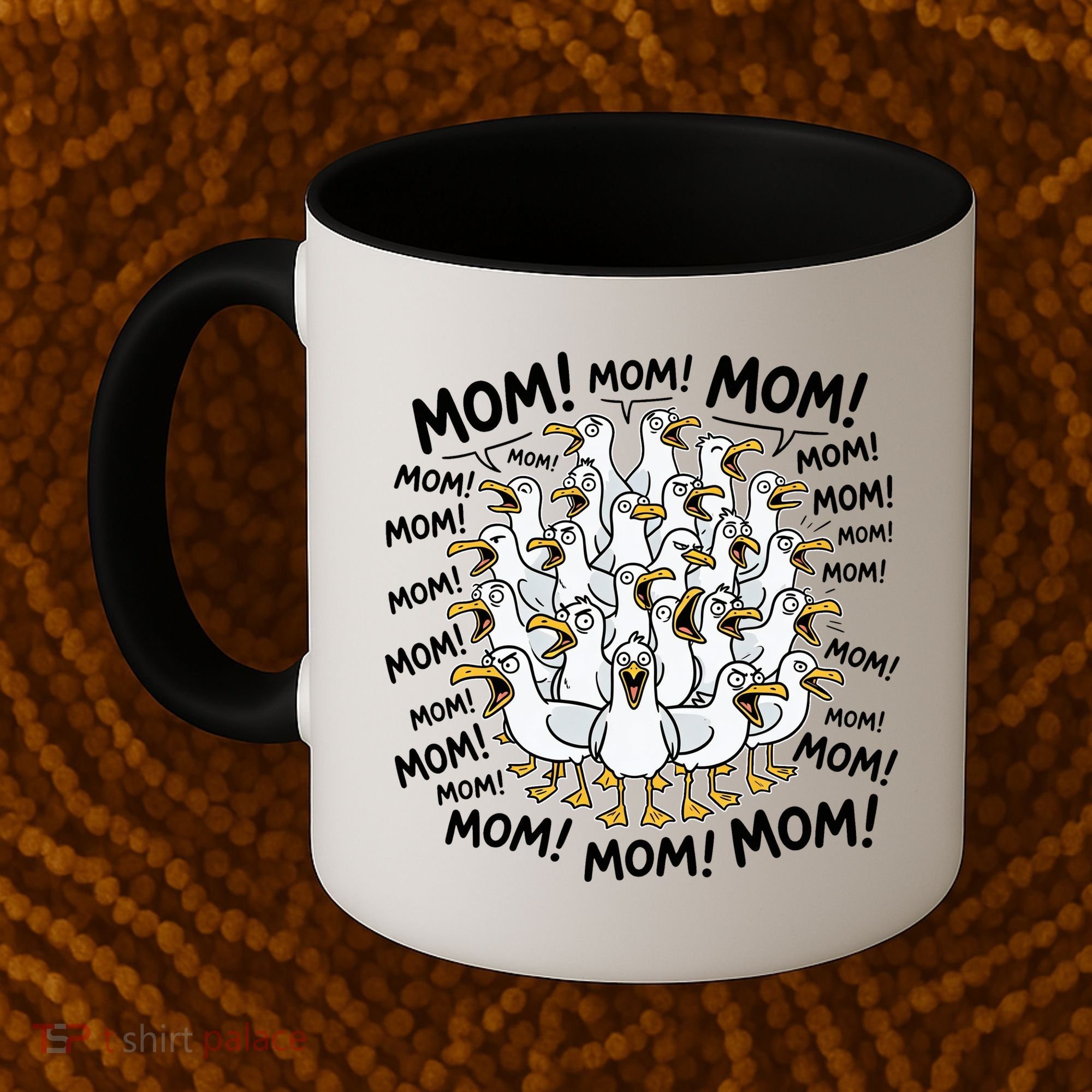 Mother's Day Seagulls Screaming Mom  Coffee Mug