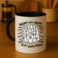 Mother's Day Seagulls Screaming Mom  Coffee Mug thumb 4