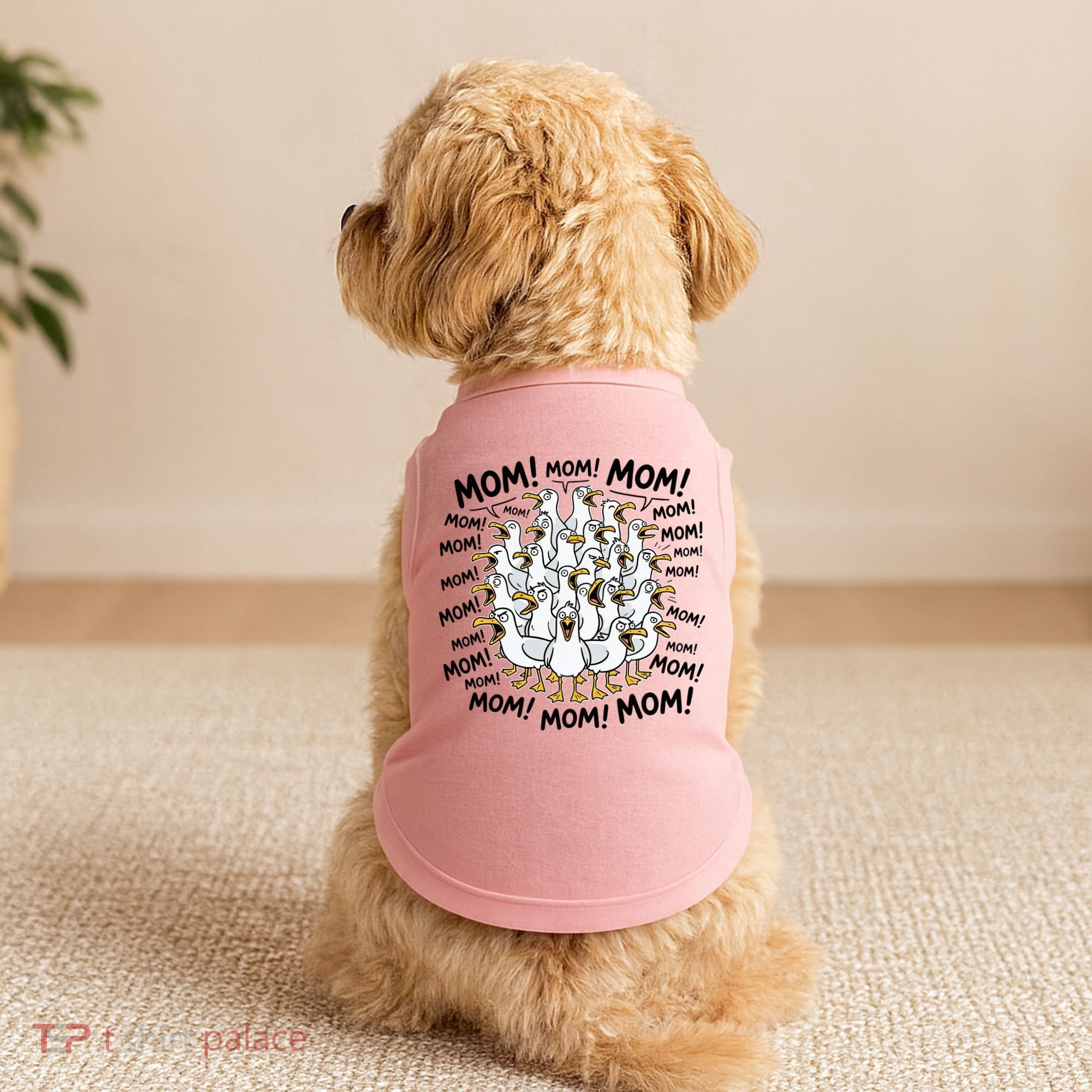 Mother's Day Seagulls Screaming Mom  Doggie Tank