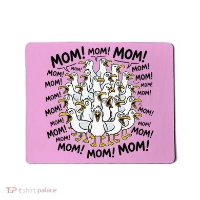 Mother's Day Seagulls Screaming Mom  Mousepad