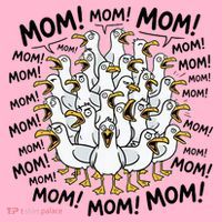 Mother's Day Seagulls Screaming Mom  Mousepad thumb 1