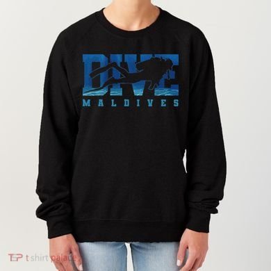 Maldives Diver Souvenir Gift Women's Sweatshirt