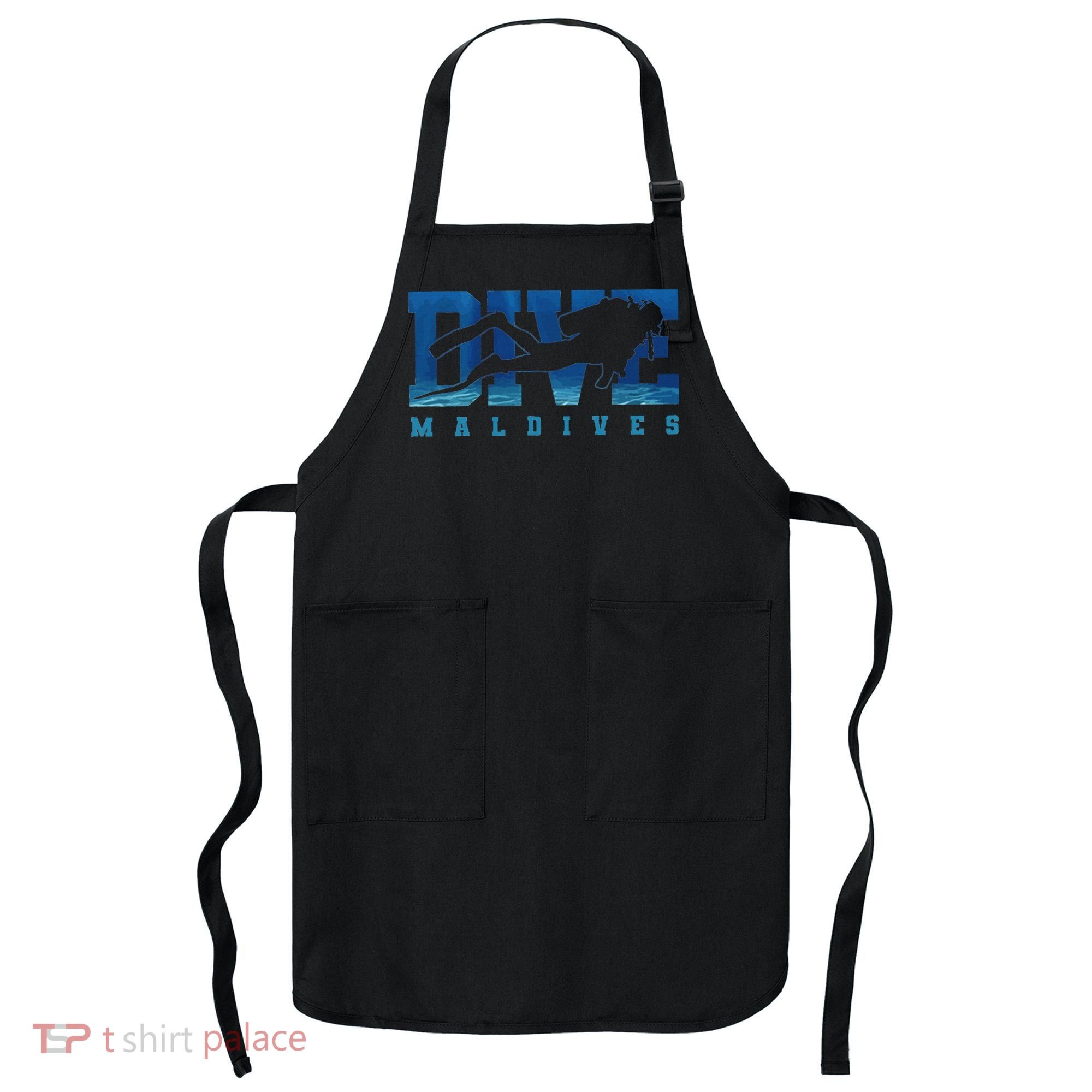 Maldives Diver Souvenir Gift Apron