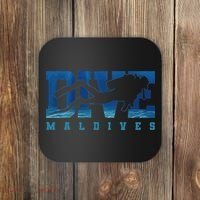 Maldives Diver Souvenir Gift Coaster thumb 0