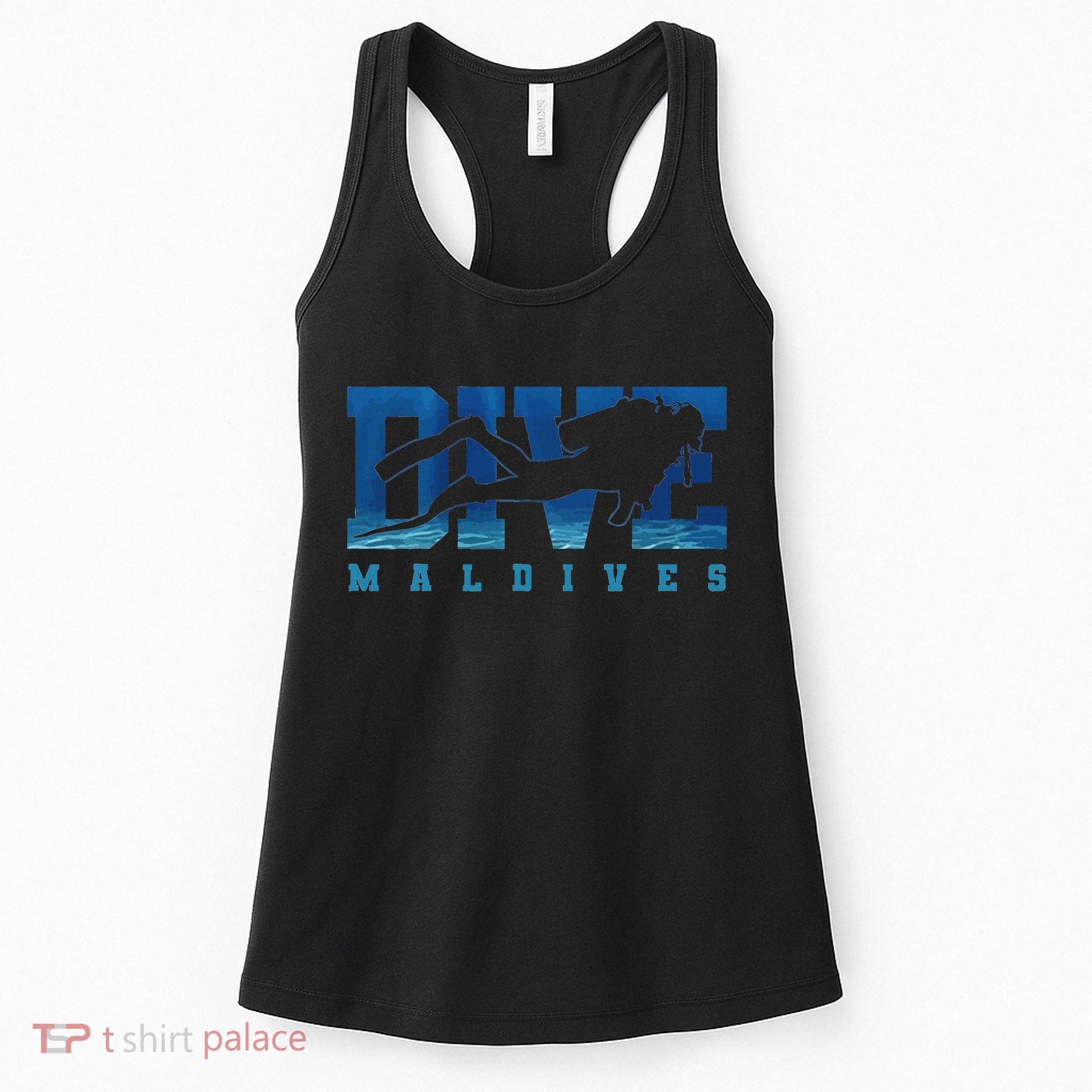 Maldives Diver Souvenir Gift Women's Tank Top