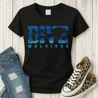 Maldives Diver Souvenir Gift Women's T-Shirt thumb 3
