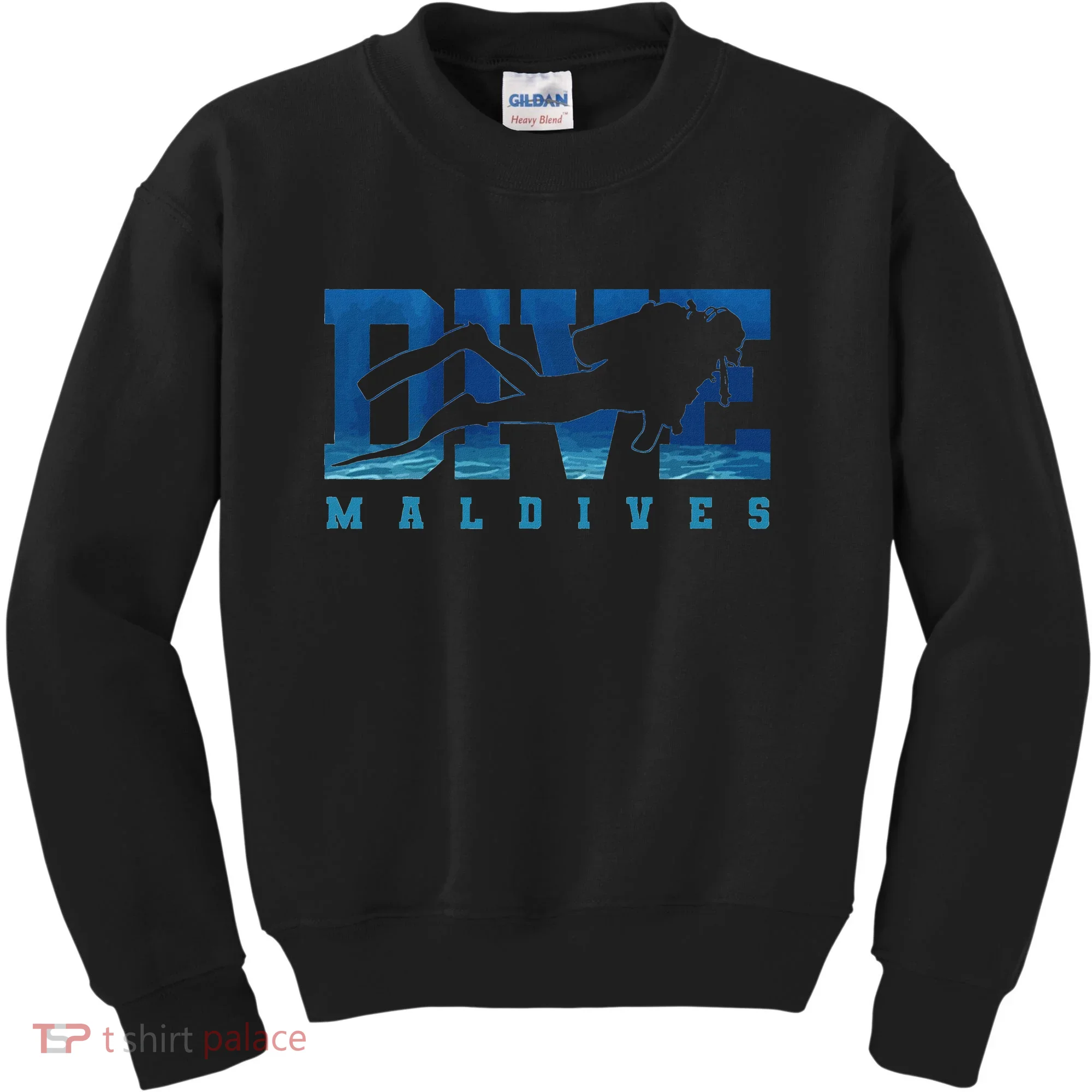 Maldives Diver Souvenir Gift Kids Sweatshirt