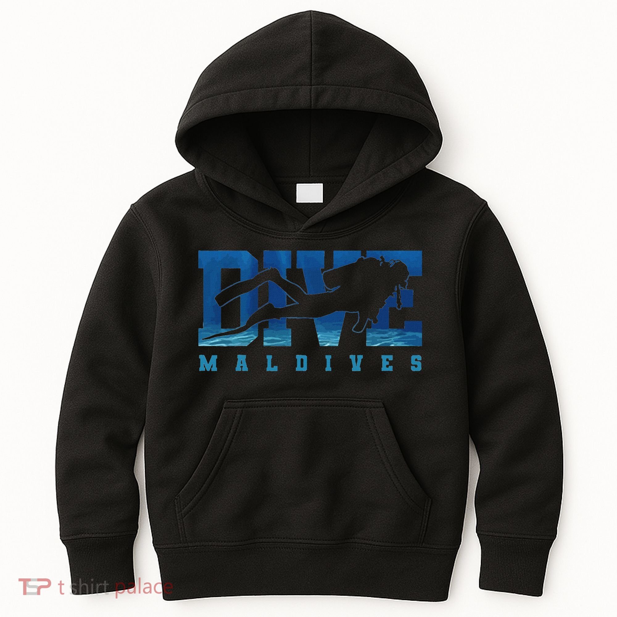 Maldives Diver Souvenir Gift Kids Hoodie