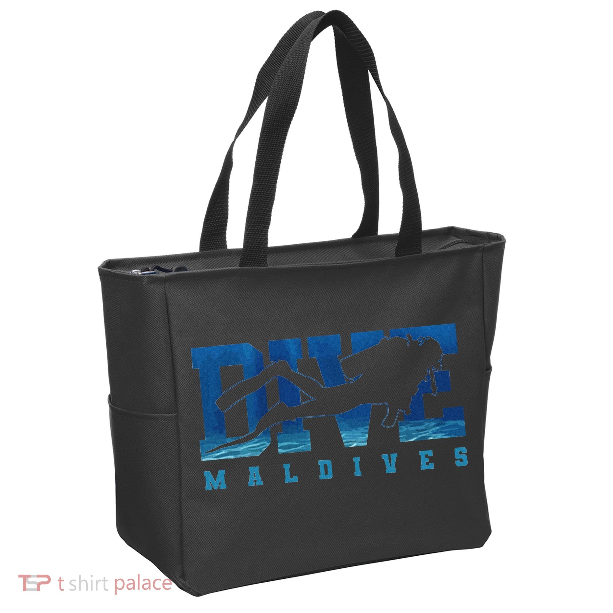 Maldives Diver Souvenir Gift Tote Bag