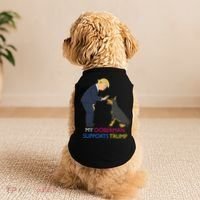 My Doberman Supports Trump Gift Doberman Pinscher Doggie Tank thumb 2