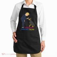 My Doberman Supports Trump Gift Doberman Pinscher Apron thumb 2
