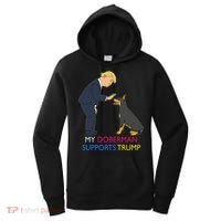 My Doberman Supports Trump Gift Doberman Pinscher Women's Hoodie thumb 0