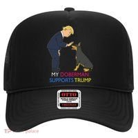 My Doberman Supports Trump Gift Doberman Pinscher Hat thumb 0