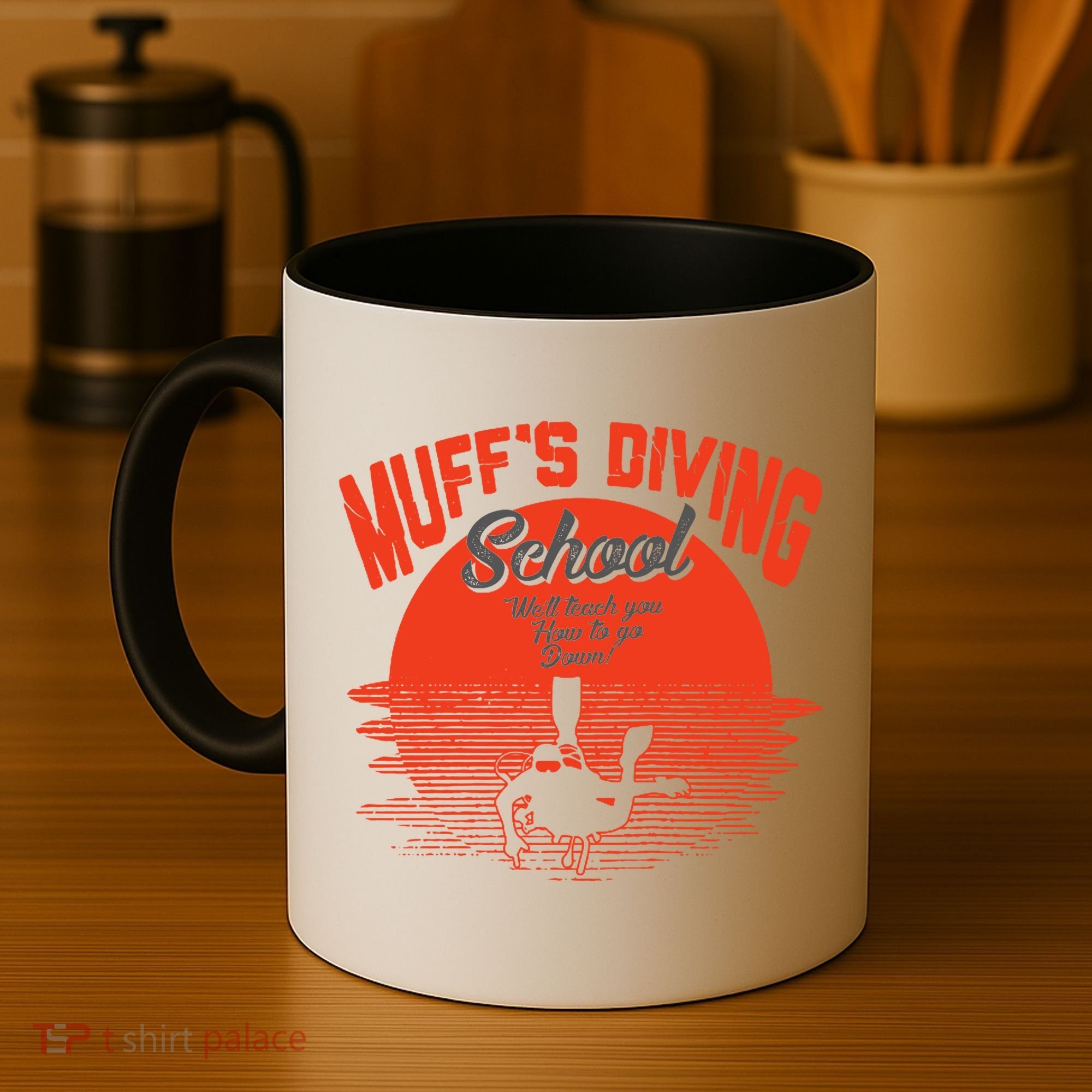 Muffs Diving School Coffee Mug